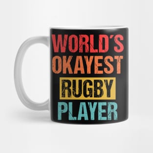 World's Okayest Rugby Player | Funny Sports Tee Mug